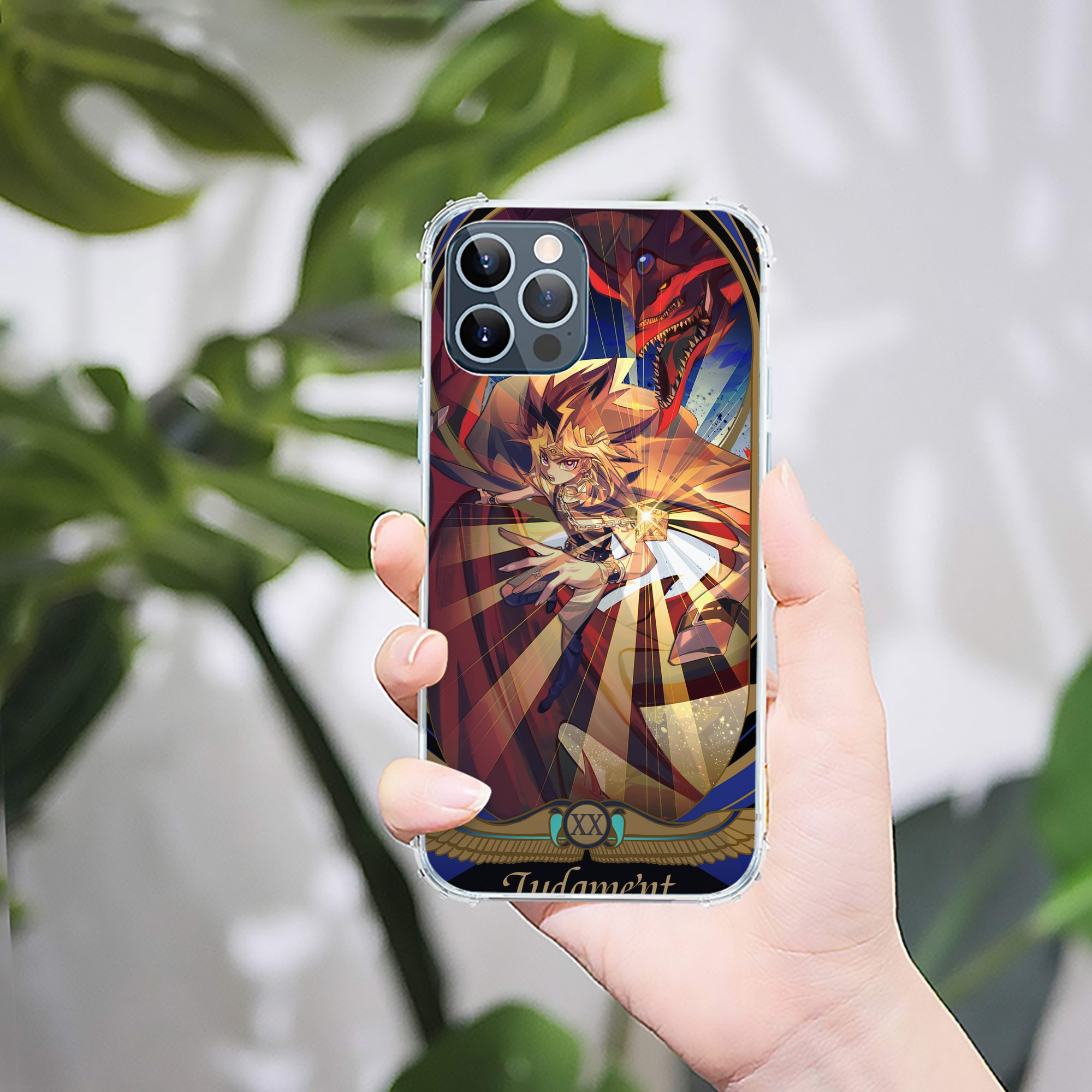 （画像用） 遊☆戯☆王 Yu-Gi-Oh! 【iPhone 12シリーズ対応】透明スマホケース（クリアソフトケース）